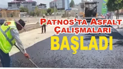 Patnos’ta Asfalt Çalışmaları Başladı