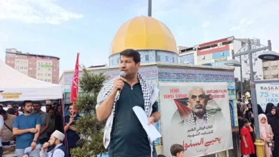 Van'da "Gazze" için basın açıklaması