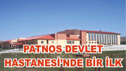 Patnos Devlet Hastanesi’nde Bir İlk
