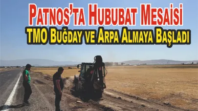 Patnos’ta TMO Buğday ve Arpa Alımlarına Start Verdi