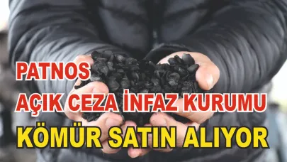Patnos Cezaevi Kömür Satın Alacak