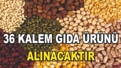 GIDA ÜRÜNLERİ SATIN ALINACAKTIR