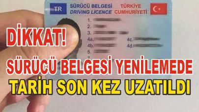 Eski Tip Sürücü Belgelerinde Yenileme Süresi Son Kez Uzatıldı