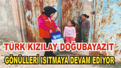 Doğubayazıt’ta Kızılay’dan İhtiyaç Sahiplerine Temizlik Malzemesi Yardımı