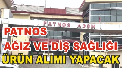 Patnos Ağız ve Diş Sağlığı Merkezi Mekanik Ürünle Alıyor