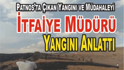 Patnos’ta Kuru Ot Yangını! İtfaiye Müdürü Olayı Anlattı