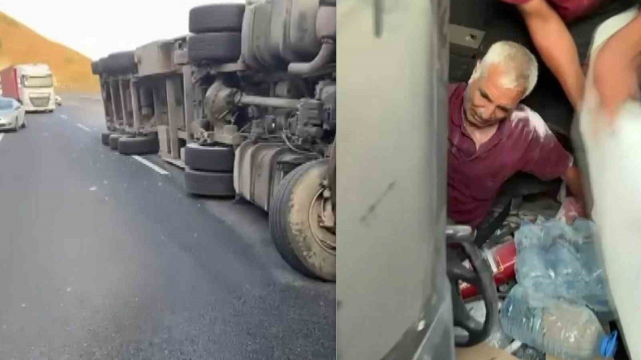İranlı tır sürücüsü vatandaşlar tarafından kurtarıldı