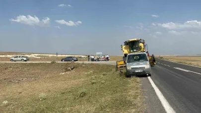 Kars Akyaka’da maddi hasarlı trafik kazası