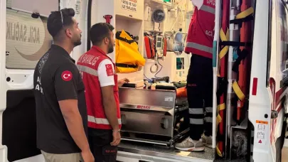 Ağrı’da entübe edilen bebek uçak ambulansla Ankara’ya sevk edildi