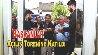 Başkan Taşkın İş Yeri Açılışına Katıldı