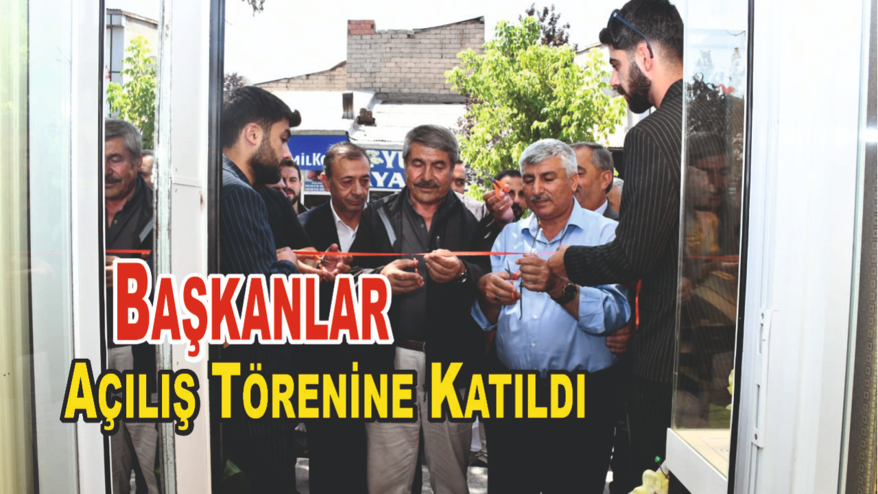 Başkan Taşkın İş Yeri Açılışına Katıldı