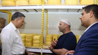 Erzurum’da kaşar üretimi yaygınlaşıyor