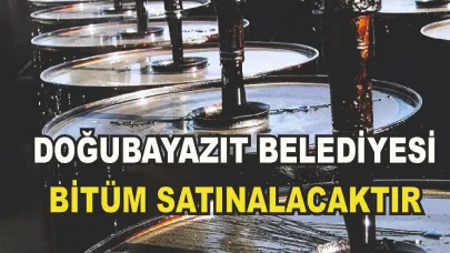 BİTÜM ALINACAKTIR