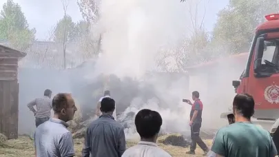 Bin bağ ot yanarak küle döndü