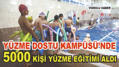 Ağrı’da Spor Dostu Kampüs’te Binlerce Çocuğa Yüzme Eğitimi