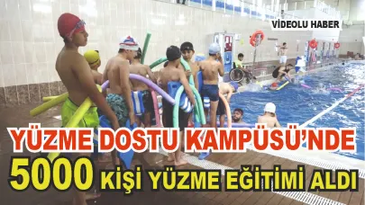 Ağrı’da Spor Dostu Kampüs’te Binlerce Çocuğa Yüzme Eğitimi