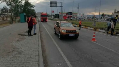 Erzurum'da freni boşalan tır dehşet saçtı