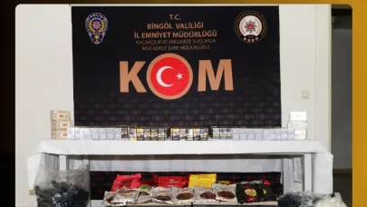 Polis gümrük kaçağı tütün ve mamülleri ele geçirdi