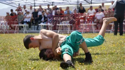 2. Geleneksel Erzurum Ovası Güreş Festivali'ne yoğun ilgi