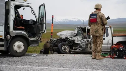Erzurum’da jandarma bölgesinde 37 trafik kaza