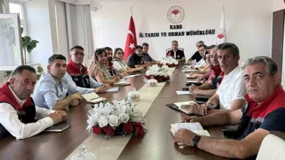 İl Müdürlüğünde hayvan hastalıklarıyla mücadele toplantısı