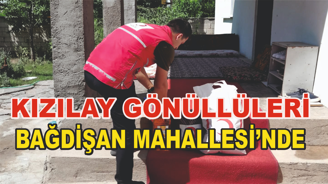 Türk Kızılay Patnos Bağdişan Mahallesinde