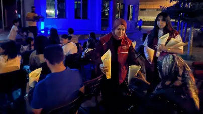 Ağrı Gençlik Merkezi’nden Açık Hava Sinema Keyfi