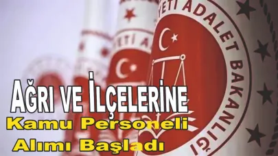 Ağrı ve İlçelerine Kamu Personeli Alımı Başladı