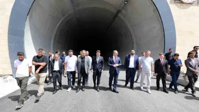 Van Güzeldere Tüneli’nin ikinci tüpün çalışmalarında sona doğru