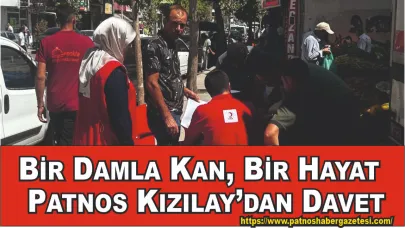 Kızılay Patnos Şubesi’nden Kan Bağışı Çağrısı