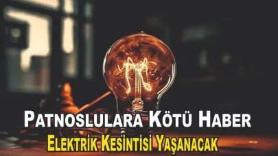 Patnos’ta 13 Ağustos’ta geniş kapsamlı elektrik kesintisi yaşanacak