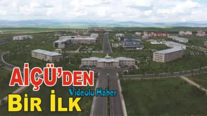 Bölgede AİÇÜ'den Bir İlk
