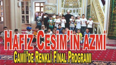 Hacı Medet Kılıç Camii’nde Renkli Yaz Kur’an Kursu Kapanış Programı