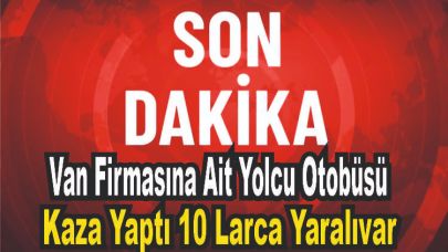 Van Otobüsü Erzurum’da Kaza Yaptı