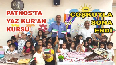 Patnos'ta Yaz Kur'an Kursu Kapanışı yapıldı