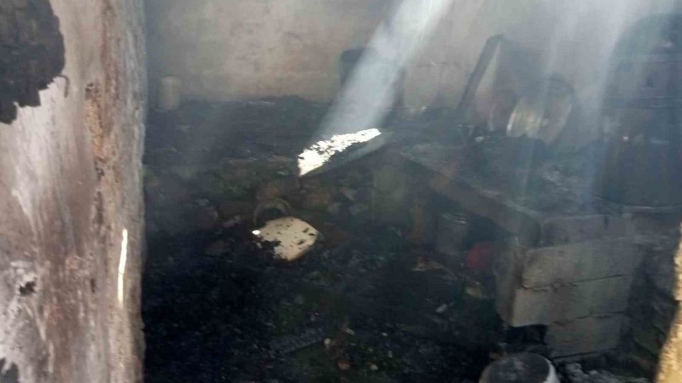 Aşkale’deki yangın korkutu