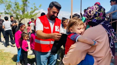 Köy Çocuklarının Sevinci Kızılay’la Taşındı