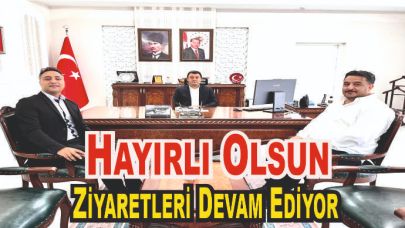 Kaymakam Dertlioğlu’na Hayırlı Olsun Ziyareti Devam Ediyor