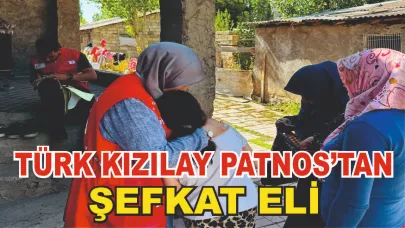 Patnos'ta Türk Kızılay Gönüllülerinden Şefkat Eli