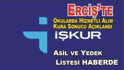 Erciş’te İş-Kur Kura Çekimi Tamamlandı