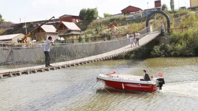 Kura Nehri’nde tekneler yeniden boy gösterdi