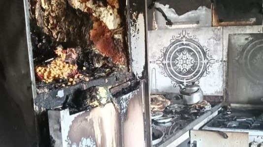 Van’da ev yangını