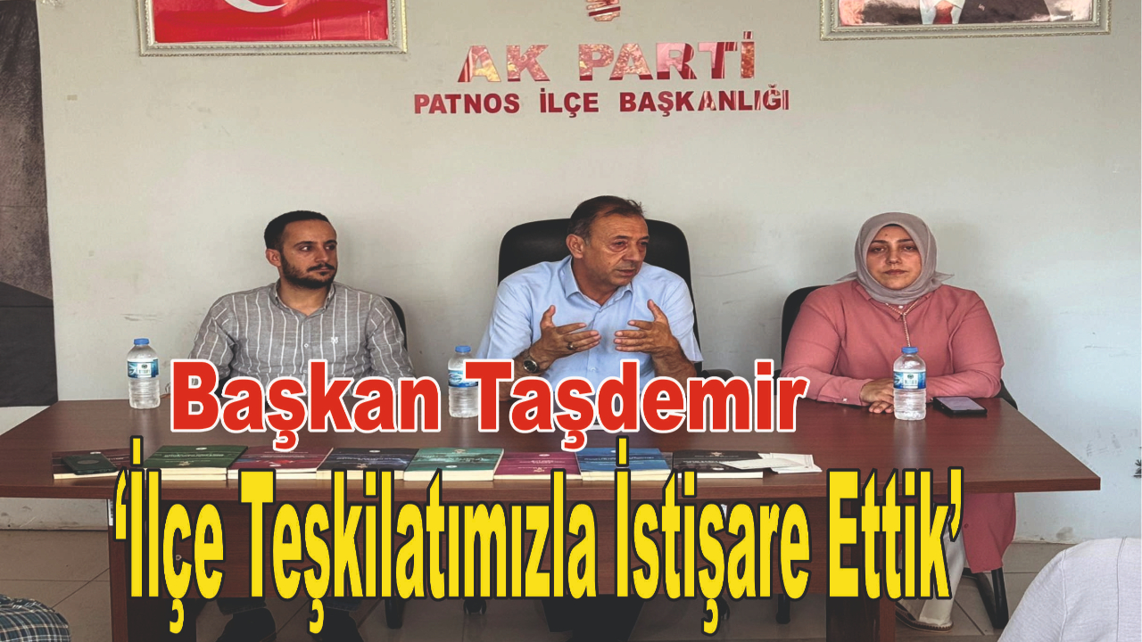 AK Parti Patnos İlçe Danışma Meclisi Toplantısı Gerçekleştirildi