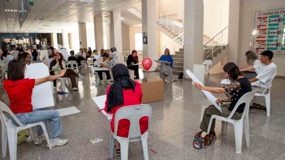 Erzincan’da güzel sanatlar için özel yetenek sınavları yapıldı
