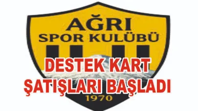 Ağrı Spor Destek Kart Şatışları Başladı