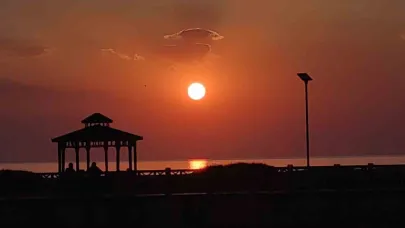 Van Gölü’nde seyirlik bir güzellik sunuyor
