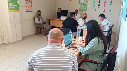 Hakkari'de tarım sayımı devam ediyor