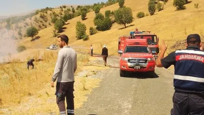 Pütürge’de orman yangını