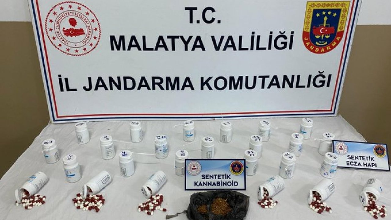 Malatya’da jandarmadan uyuşturucu operasyonu