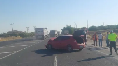 Malatya’da tır ile otomobil çarpıştı: 4 yaralı